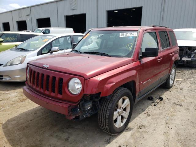 1C4NJPFA2GD794191 - 2016 JEEP PATRIOT LATITUDE RED photo 2