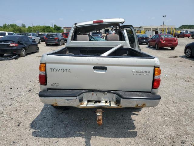 5TEGN92N32Z026057 - 2002 TOYOTA TACOMA DOUBLE CAB PRERUNNER SILVER photo 6