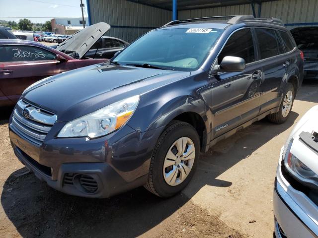 4S4BRCAC5D3321461 - 2013 SUBARU OUTBACK 2.5I GRAY photo 1