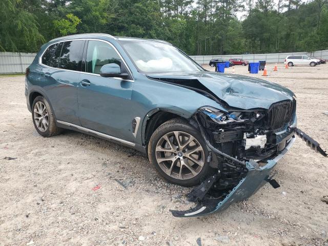 5UX43EU00R9U89944 - 2024 BMW X5 XDRIVE50E 绿色 照片 4