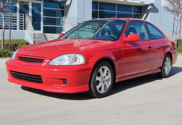1HGEM115XYL042004 - 2000 HONDA CIVIC SI RED photo 2