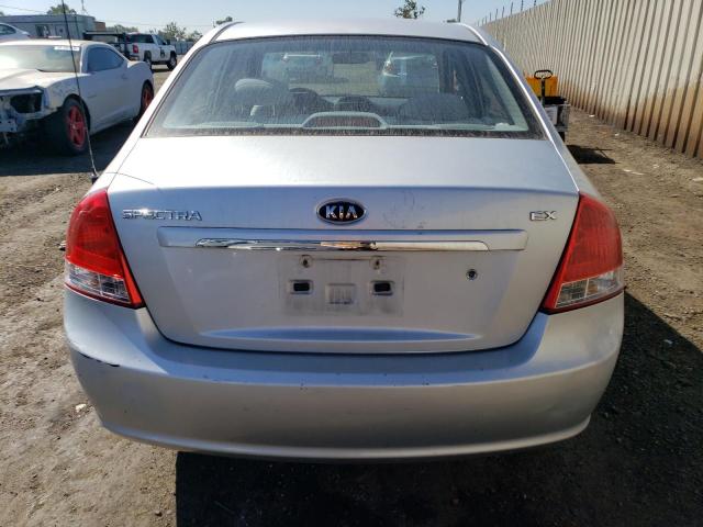 KNAFE222395641937 - 2009 KIA SPECTRA EX SILVER photo 6