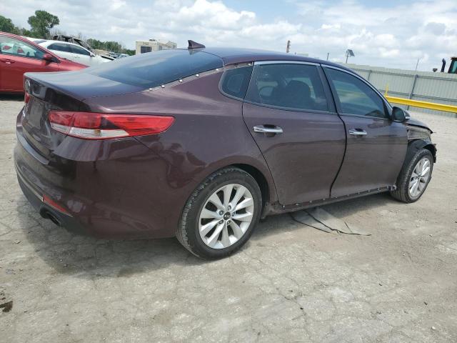 5XXGT4L32GG011013 - 2016 KIA OPTIMA LX Қызыл фото 3