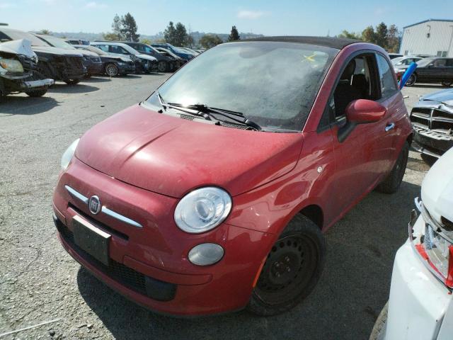 3C3CFFDR7FT707409 - 2015 FIAT 500 POP RED photo 1