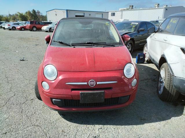3C3CFFDR7FT707409 - 2015 FIAT 500 POP RED photo 5