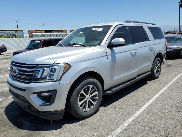 1FMJK1HTXKEA14413 - 2019 FORD EXPEDITION MAX XLT SILVER photo 1