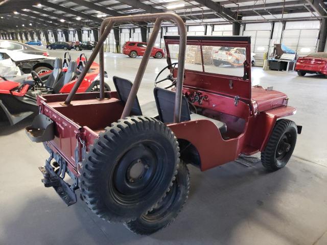 J170161 - 1949 JEEP WILLYS BURGUNDY photo 3