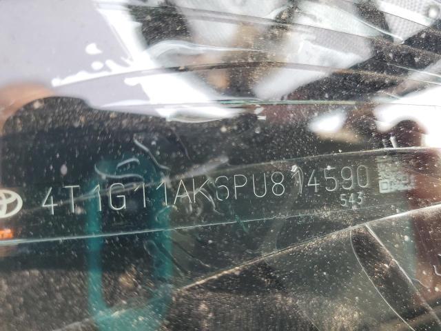 4T1G11AK6PU814590 - 2023 TOYOTA CAMRY SE NIGHT SHADE BLACK photo 12