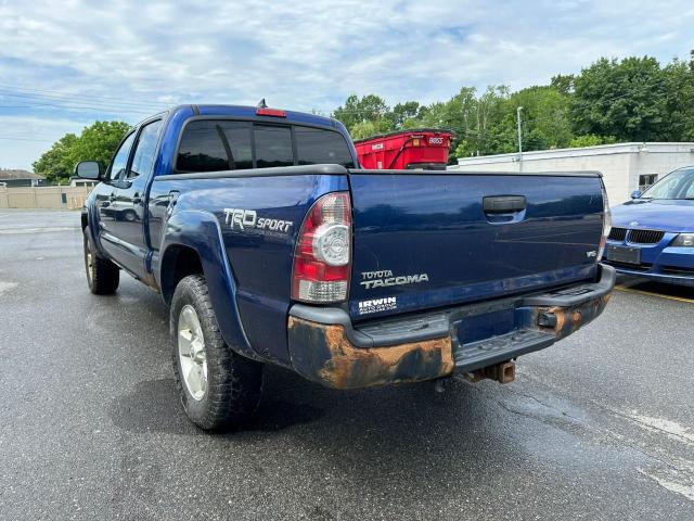 3TMMU4FN8EM066395 - 2014 TOYOTA TACOMA DOUBLE CAB LONG BED BLUE photo 2