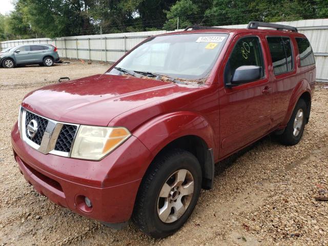 5N1AR18U86C649555 - 2006 NISSAN PATHFINDER LE RED photo 1