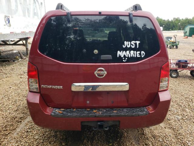 5N1AR18U86C649555 - 2006 NISSAN PATHFINDER LE RED photo 6
