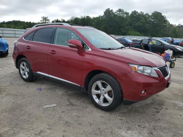 2T2BK1BAXAC077511 - 2010 LEXUS RX 350 RED photo 4