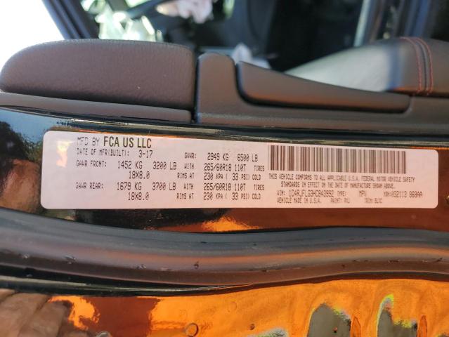 1C4RJFLG3HC843992 - 2017 JEEP GRAND CHER TRAILHAWK 黑色 照片 12