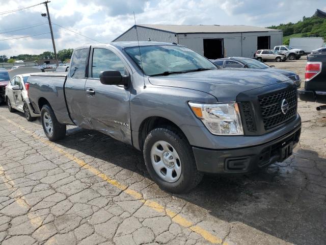 1N6AA1CJ2KN515323 - 2019 NISSAN TITAN S GRAY photo 4