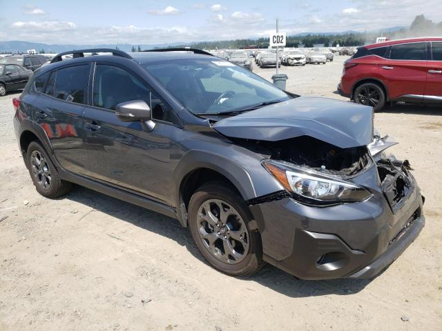 JF2GTHSC7NH236103 - 2022 SUBARU CROSSTREK SPORT BLACK photo 4