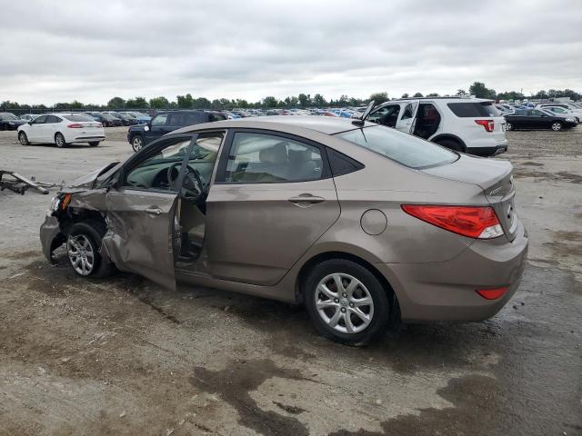KMHCT4AE6DU306507 - 2013 HYUNDAI ACCENT GLS Qəhvəyi foto 2
