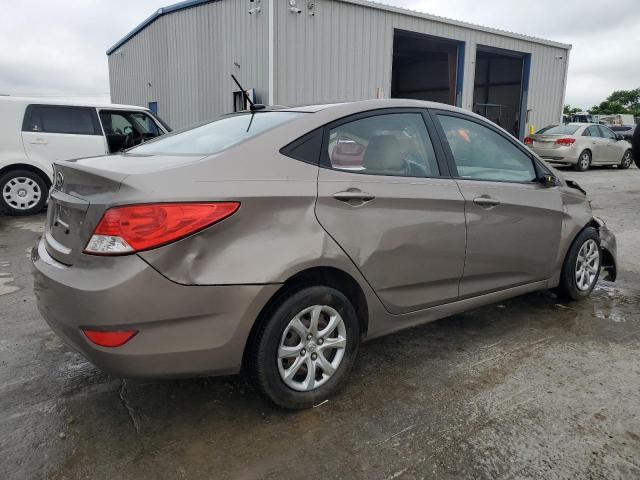 KMHCT4AE6DU306507 - 2013 HYUNDAI ACCENT GLS Qəhvəyi foto 3