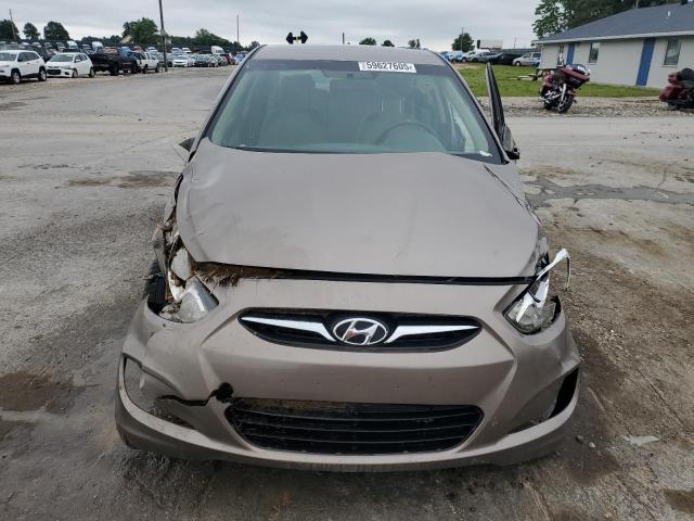 KMHCT4AE6DU306507 - 2013 HYUNDAI ACCENT GLS Qəhvəyi foto 5