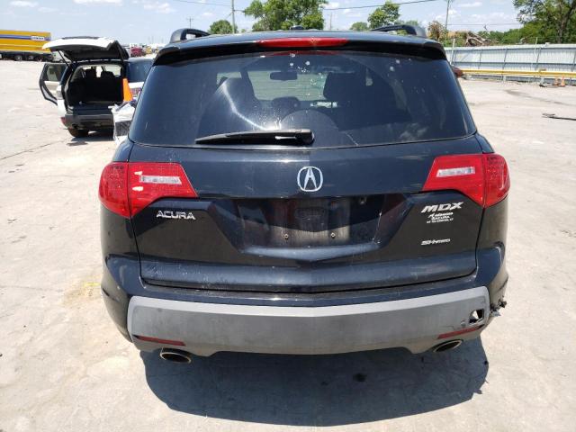 2HNYD28629H514222 - 2009 ACURA MDX TECHNOLOGY BLACK photo 6