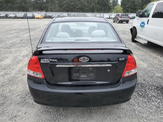 KNAFE121185530528 - 2008 KIA SPECTRA EX BLACK photo 6