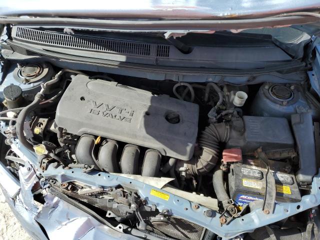 2T1KR32E45C484714 - 2005 TOYOTA COROLLA MA XR BLUE photo 12