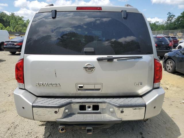 5N1AA08B56N728332 - 2006 NISSAN ARMADA SE SILVER photo 6