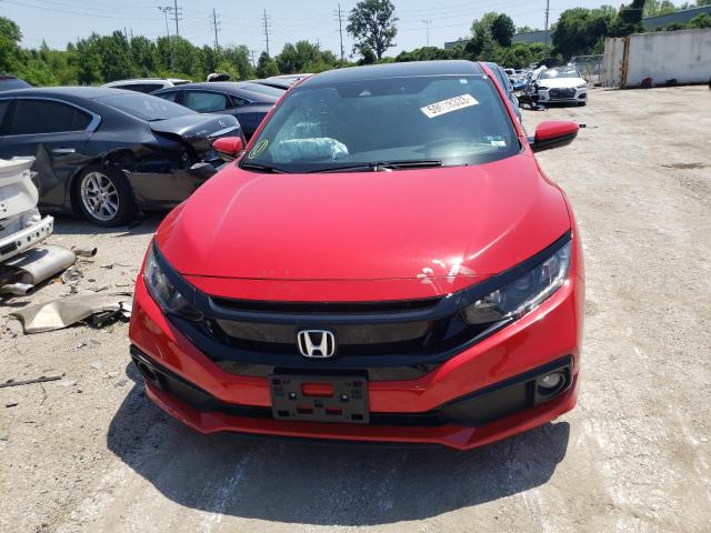 2HGFC2E88KH525951 - 2019 HONDA CIVIC SPORT RED photo 5