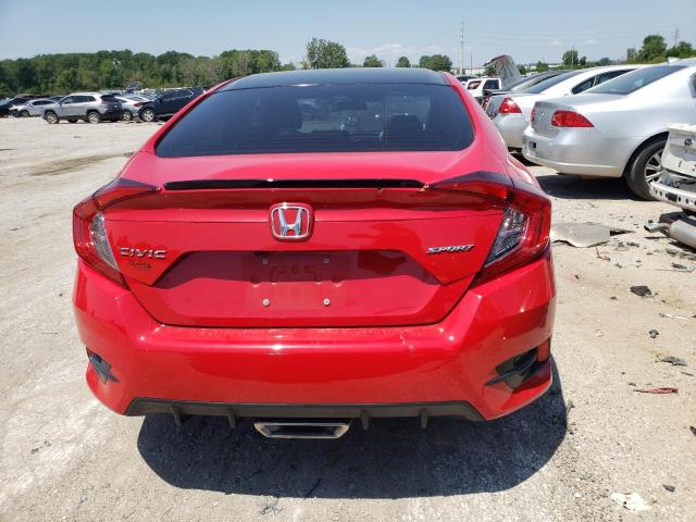 2HGFC2E88KH525951 - 2019 HONDA CIVIC SPORT RED photo 6