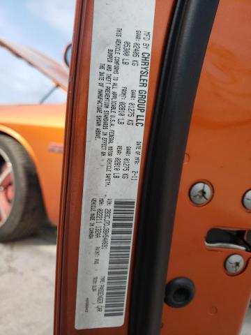 2B3CJ7DJ3BH540691 - 2011 DODGE CHALLENGER SRT-8 橙色 照片 13