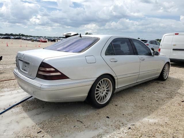 WDBNG70J22A310536 - 2002 MERCEDES-BENZ S 430 SILVER photo 3