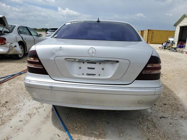 WDBNG70J22A310536 - 2002 MERCEDES-BENZ S 430 SILVER photo 6