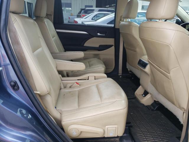 5TDJKRFH8FS074496 - 2015 TOYOTA HIGHLANDER XLE Կապույտ լուսանկար 11
