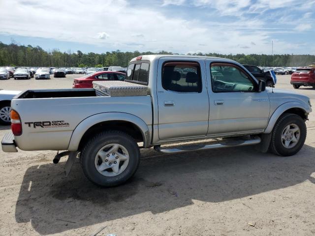 5TEGN92N44Z394203 - 2004 TOYOTA TACOMA DOUBLE CAB PRERUNNER SILVER photo 3