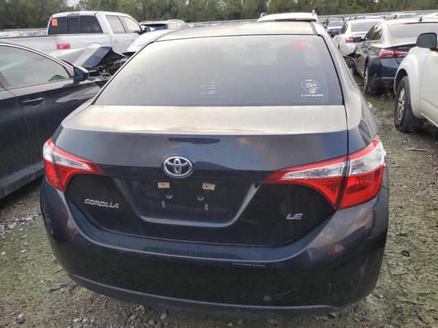 5YFBURHE6GP529762 - 2016 TOYOTA COROLLA L BLACK photo 6