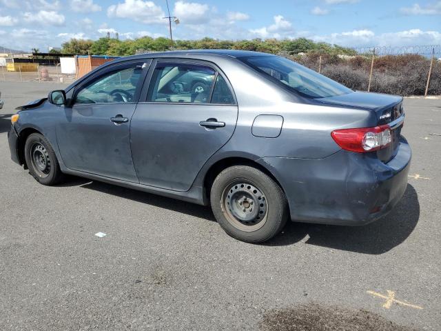 2T1BU4EE0BC646625 - 2011 TOYOTA COROLLA BASE Szary zdjęcie 2