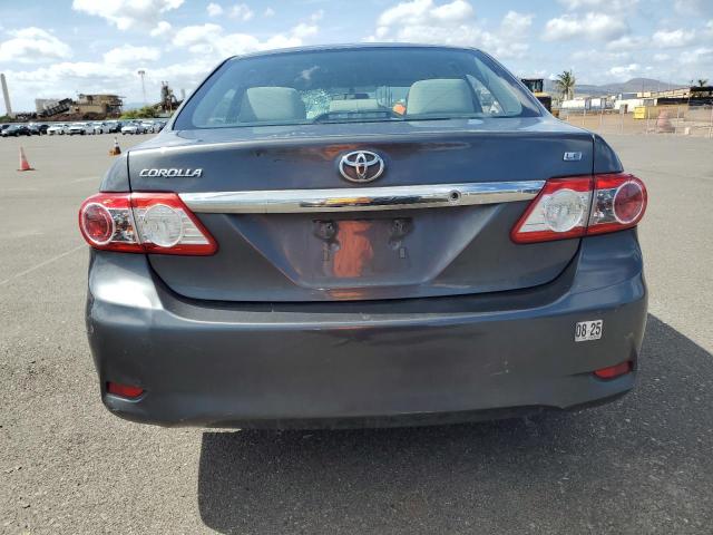2T1BU4EE0BC646625 - 2011 TOYOTA COROLLA BASE Szary zdjęcie 6