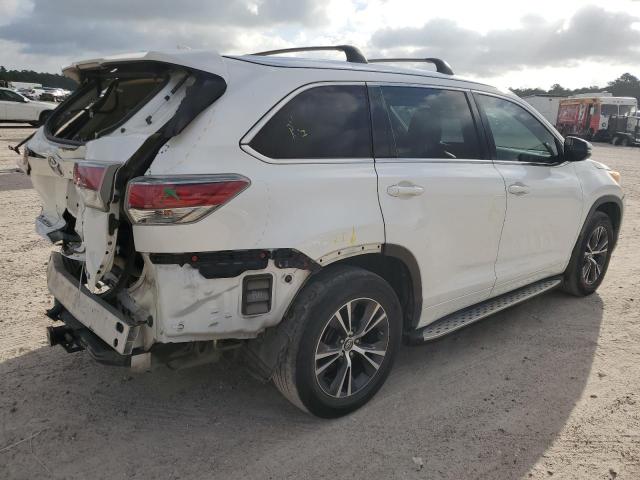 5TDKKRFHXGS148846 - 2016 TOYOTA HIGHLANDER XLE Սպիտակ լուսանկար 3