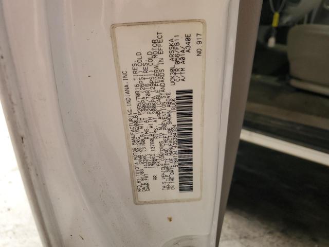 5TBRT34143S384524 - 2003 TOYOTA TUNDRA ACCESS CAB SR5 WHITE photo 12