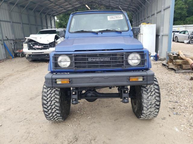 JS3JC51C9H4137378 - 1987 SUZUKI SAMURAI BLUE photo 5