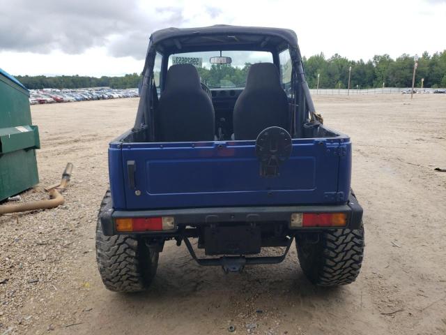 JS3JC51C9H4137378 - 1987 SUZUKI SAMURAI BLUE photo 6