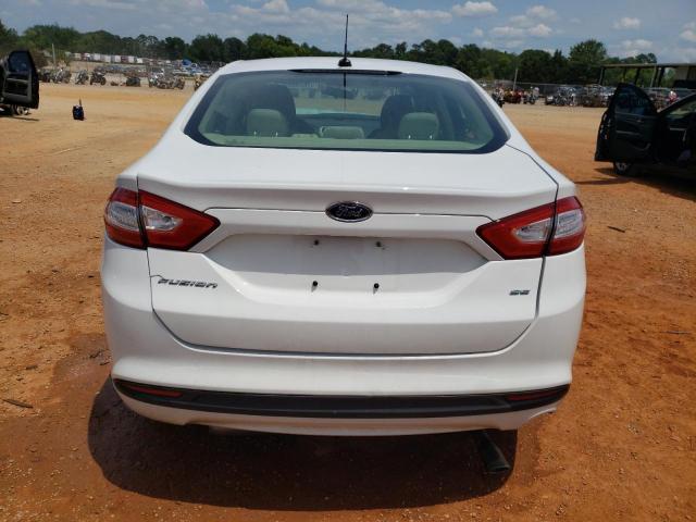 3FA6P0H76ER343058 - 2014 FORD FUSION SE WHITE photo 6