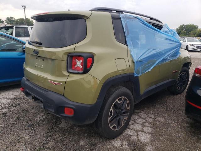 ZACCJBCT0FPC24559 - 2015 JEEP RENEGADE TRAILHAWK GREEN photo 3