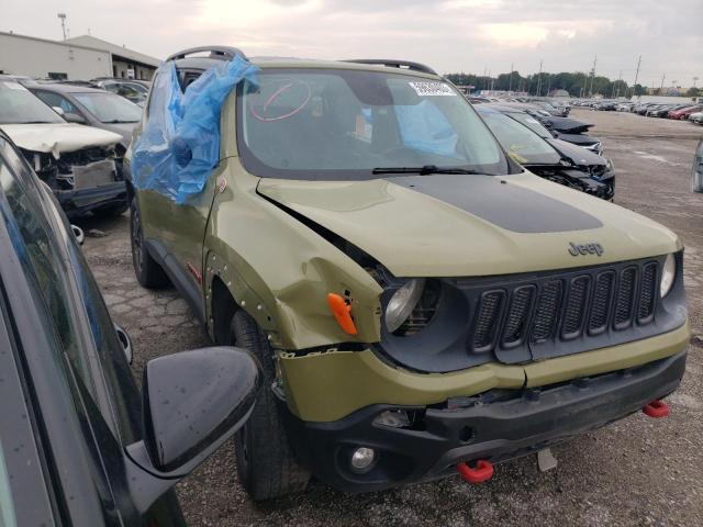 ZACCJBCT0FPC24559 - 2015 JEEP RENEGADE TRAILHAWK GREEN photo 4