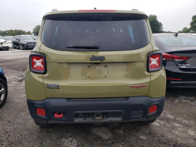 ZACCJBCT0FPC24559 - 2015 JEEP RENEGADE TRAILHAWK GREEN photo 6