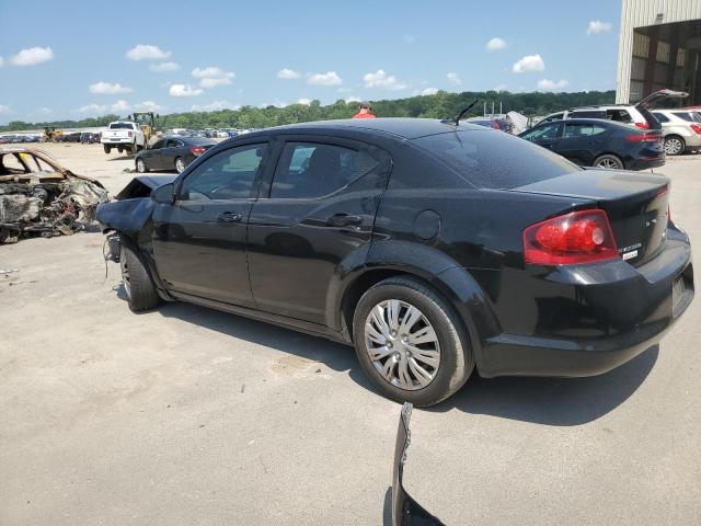 1C3CDZAB1EN113752 - 2014 DODGE AVENGER SE BLACK photo 2