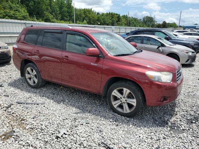 JTEDS43A082017450 - 2008 TOYOTA HIGHLANDER SPORT MAROON photo 4