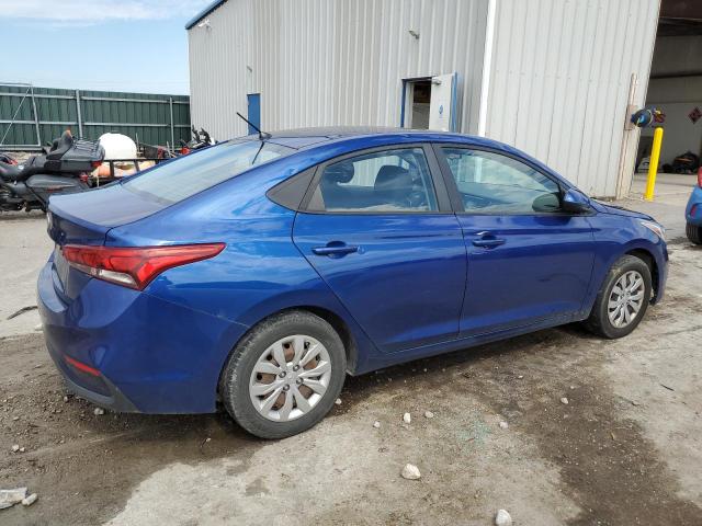 3KPC24A34JE025693 - 2018 HYUNDAI ACCENT SE BLUE photo 3