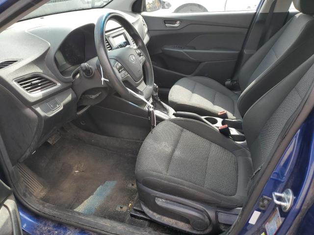 3KPC24A34JE025693 - 2018 HYUNDAI ACCENT SE BLUE photo 7