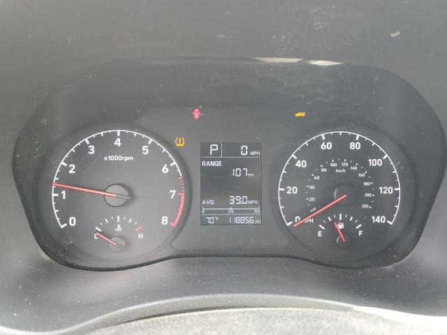 3KPC24A34JE025693 - 2018 HYUNDAI ACCENT SE BLUE photo 9