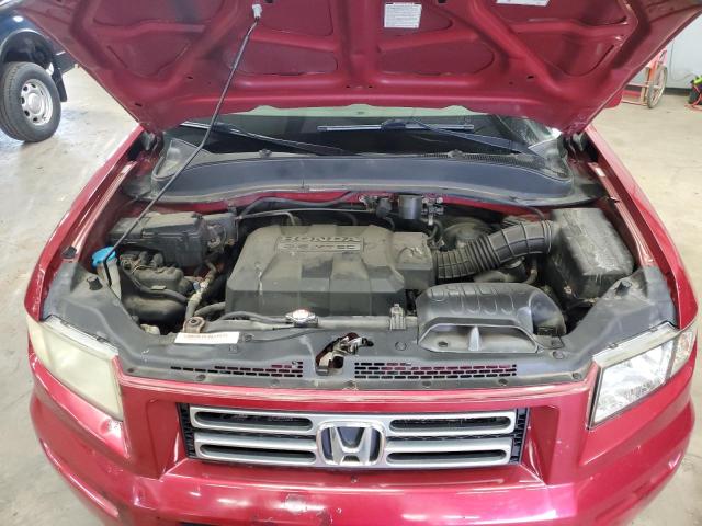 2HJYK16496H548639 - 2006 HONDA RIDGELINE RTS RED photo 11